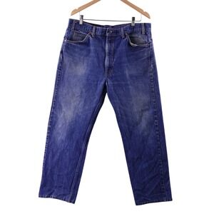 Vintage Orange Tab Levi Strauss 505 Mens Jeans 40X30 Blue Classic Straight Fit